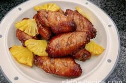 The recipe for cola, pineapple, and chicken wings