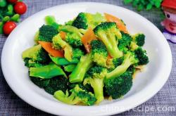 The recipe for stir frying broccoli