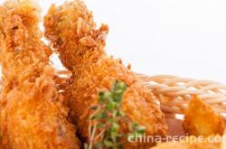 The recipe for crispy fried chicken legs