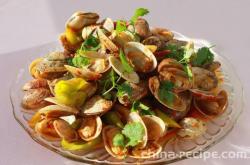 The recipe for spicy fried clams