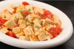 The recipe for tomato stewed tofu