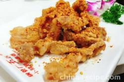 Preparation of Cumin Spicy Crispy Pork