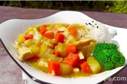 How to make delicious curry chicken rice