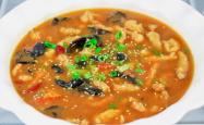 The recipe for sour soup and crispy meat