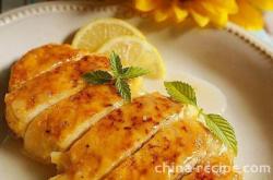 The recipe for frying chicken chops with lemon aroma