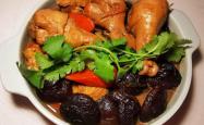 Method of Braised Chicken Leg with Mushrooms