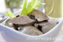 The recipe for salted chicken liver