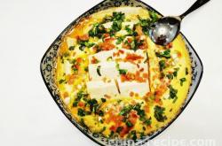 The recipe for tofu and egg soup