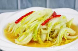 The method of stir frying baby bok choy