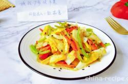 The method of stir frying quail eggs with cumin aroma