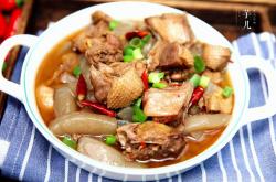 The Method of Braised Duck with Konjac