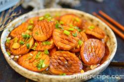 The recipe for braised shiitake mushrooms in sauce