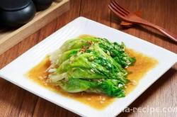 The recipe for oyster sauce lettuce