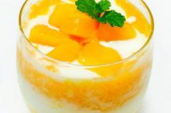 The recipe for mango yogurt