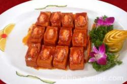 The recipe for Wuxi Mirror Box Tofu