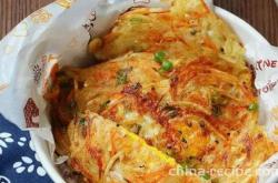 Simple Method of Potato and Egg Cake