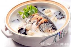 The recipe for fish head soup