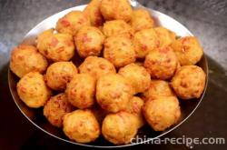 The recipe for tofu balls