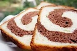 The recipe for cocoa two color toast