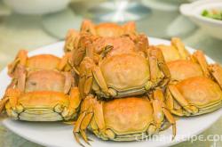 The method of steaming hairy crabs