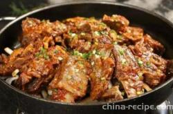 The recipe for Cantonese style beef ribs