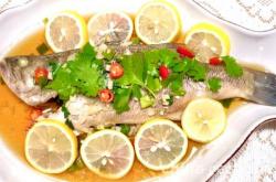 The recipe for Thai style lemon bass