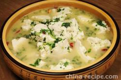 The recipe for stewed tofu with cod