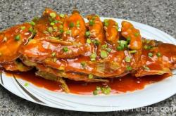 The recipe for sweet and sour carp