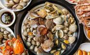 Practice of steam Seafood hot-pot