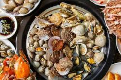 Practice of steam Seafood hot-pot