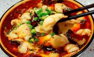 Hot and Spicy pickled Chinese cabbage Fish Hotpot