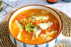 The recipe for Huangguyu Tomato Soup