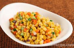 The method of making colorful corn kernels