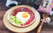 The recipe for sausage nest egg rice