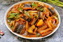 The method of braised eel