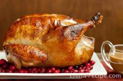 The recipe for American roasted turkey