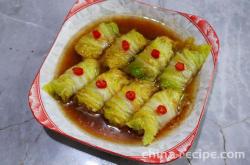 The method of making cabbage rolls