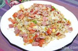 How to make Fried Rice with egg and bacon