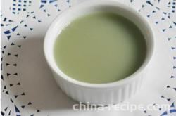 Practice of mung bean soybean milk