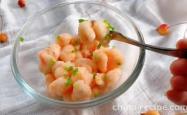 The method of preparing fresh shrimp balls as a complementary food