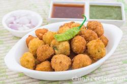 Dry fried bean curd meatballs