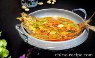 The recipe for making flat pot diaozi fish