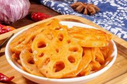 The recipe for spicy and crispy lotus root