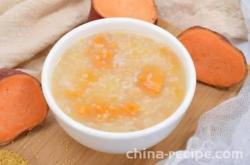 How to make sweet potato millet porridge