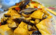 The recipe for mushroom tofu