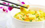 The recipe for salted egg yolk shrimp tofu