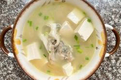 The recipe for sea bass soup