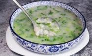 The recipe for taro soup