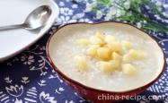 How to make apple oatmeal Congee