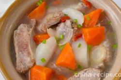 Recipe for Pig Bone Yam Carrot Soup